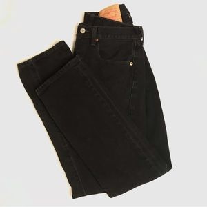Vintage Levis Straight Fit Black Jeans 31 x 34